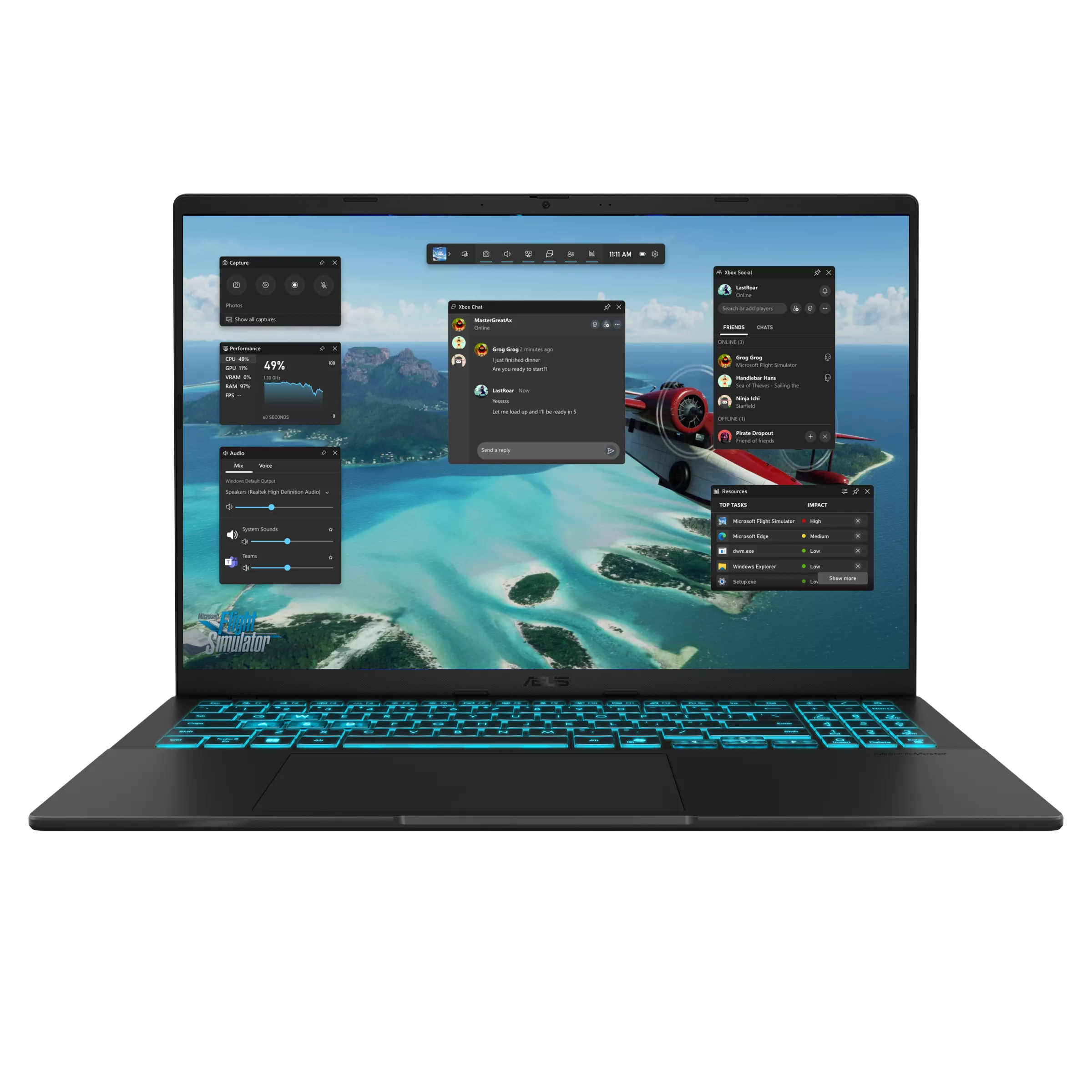 Portátil Asus V16